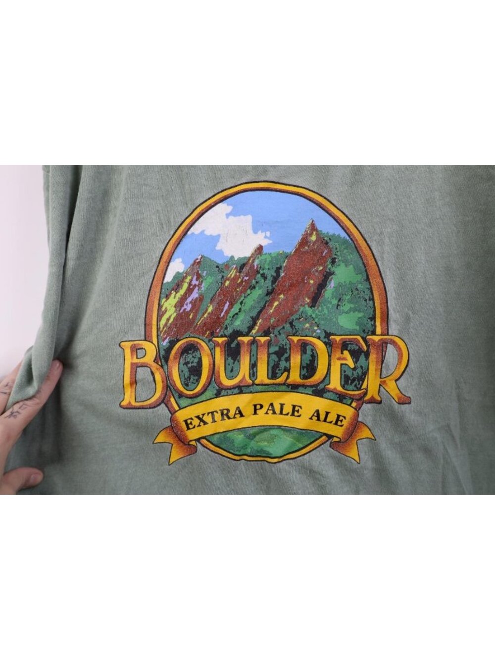 Vintage 90s Mens Xl Stonewash Boulder Extra Pale Ale … - Gem